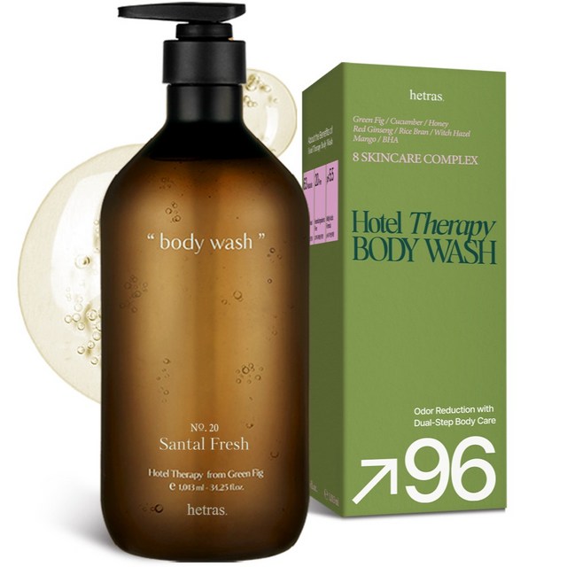 hetras. 飯店療癒沐浴乳 No.20 Santal Fresh