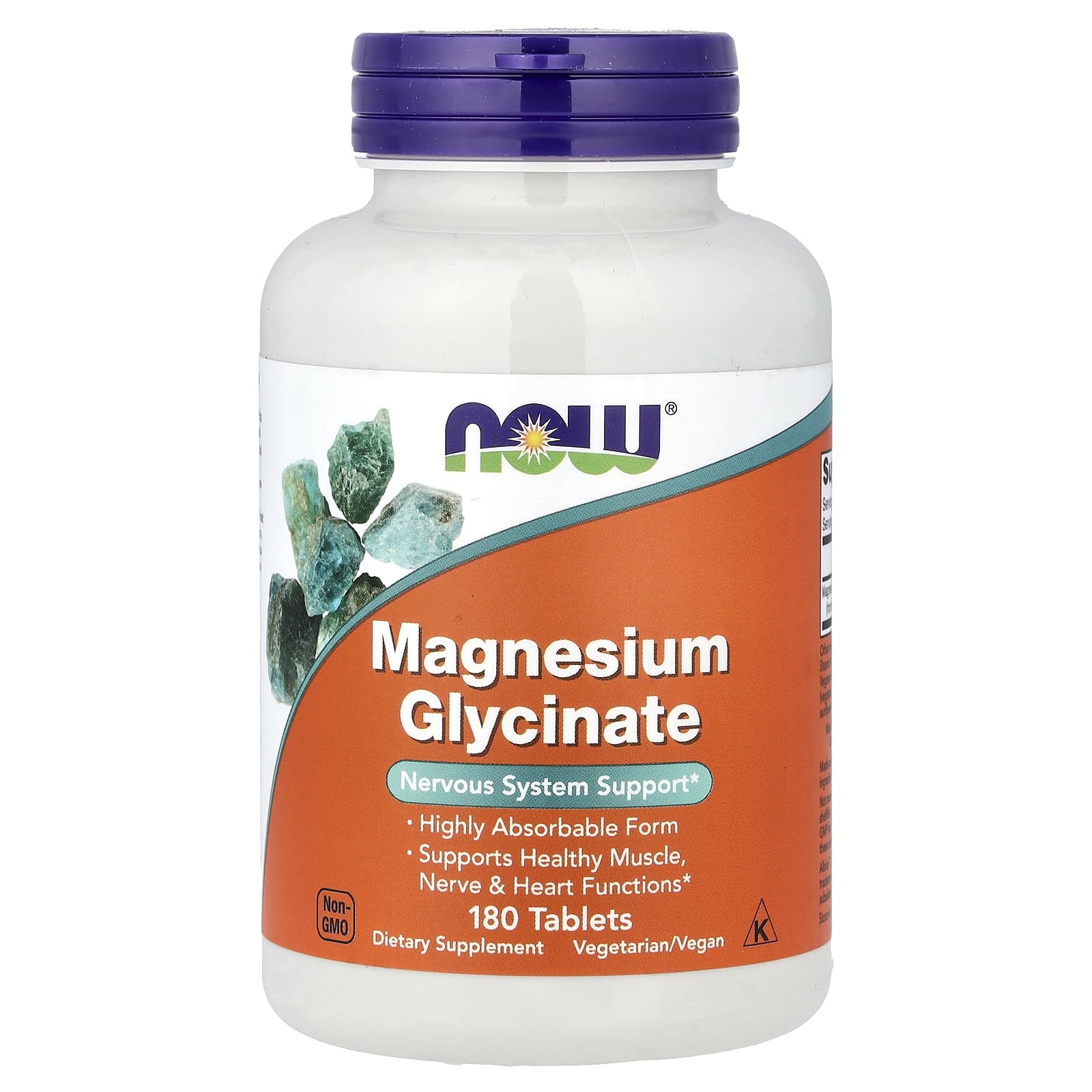 NOW Foods 甘氨酸鎂錠 Magnesium Glycinate 180錠